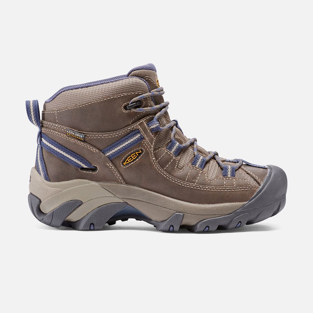 Botas de Seguridad Keen Mexico Marrom - Mujer Targhee Ii Waterproof Mid - CF4520638